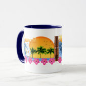 Mug Surfer hawaïen (Devant gauche)