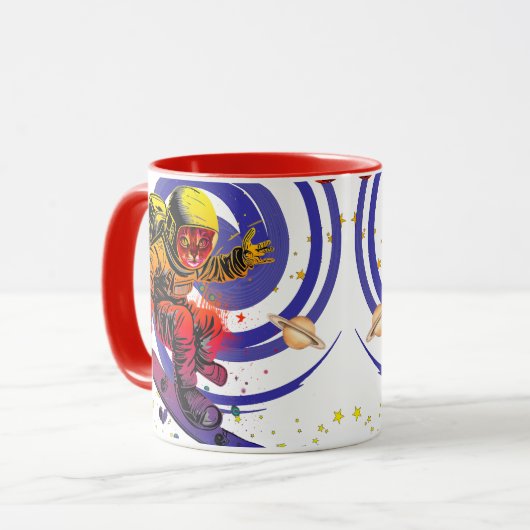 Mug Surfer sur le vortex (Devant gauche)