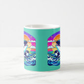 Mug Surfer sur les vagues (Centre)