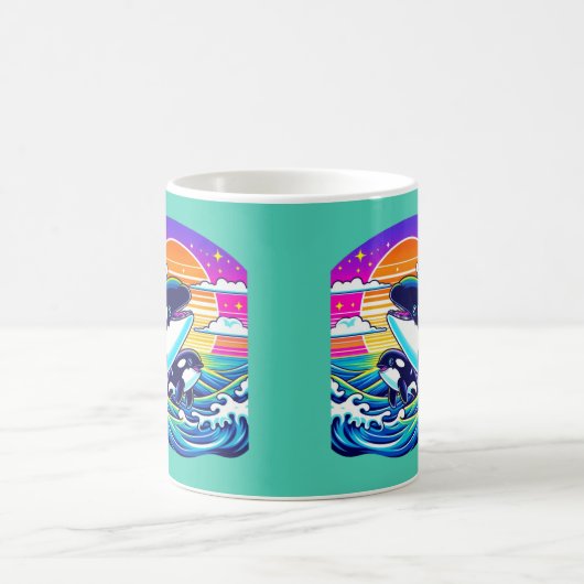 Mug Surfer sur les vagues (Centre)