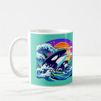 Mug Surfer sur les vagues