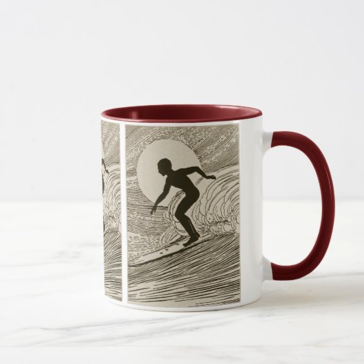 Mug Surfer vintage (Droite)