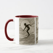 Mug Surfer vintage (Gauche)