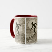 Mug Surfer vintage (Devant gauche)