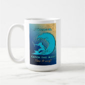 Mug Surfergirl - Attrape la vague (Gauche)