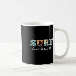 Mug Surfeur de plage vintage Floride Rétro Surf Vague