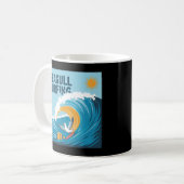 Mug Surfeur d'hiver Mouette, Surf de Mouette (Devant gauche)