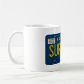 Mug Surfs Up Retro 1969 California License Plate Surf (Gauche)