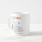 Mug SURGEONS DOCTORS antistress Google search bar (Devant gauche)