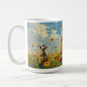 Mug Suricates dans les fleurs (Gauche)