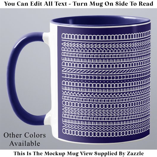 Mug Surmené Sous-payé Drôle Moderne Message Caché