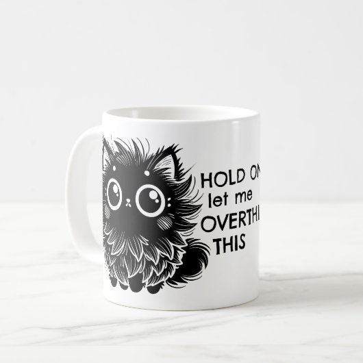 Mug Surpenser au chat (Devant gauche)