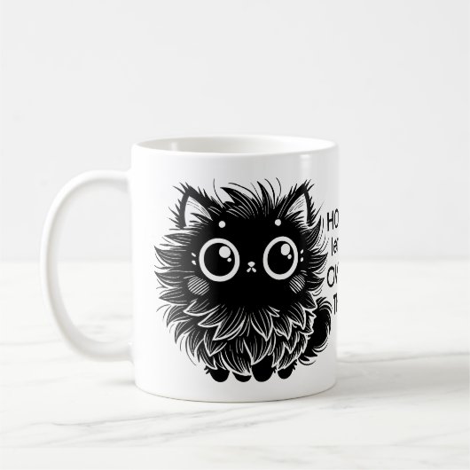 Mug Surpenser au chat (Gauche)