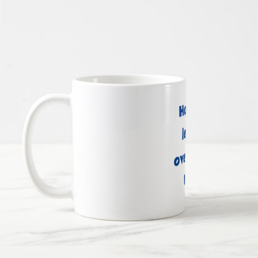 Mug surpenser cette drôle de citation (Gauche)
