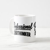 Mug Surpenseur professionnel drôle  (Devant gauche)