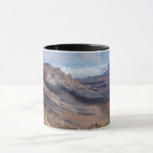 Mug surplombant le cratère de haleakala de la jante (Centre)
