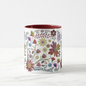 Mug Surprise de fleurs tropicales (Centre)
