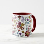 Mug Surprise de fleurs tropicales (Devant droit)