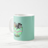 Mug Surprise de Pâques, avec des oeufs à la mode (Devant gauche)