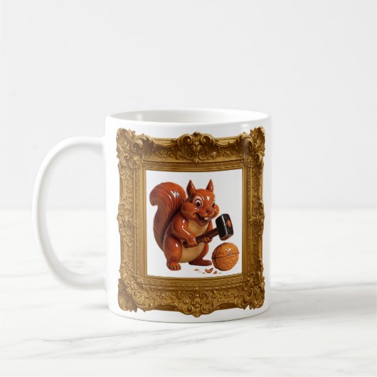 Mug Surprise du marteau de l'écureuil (Gauche)
