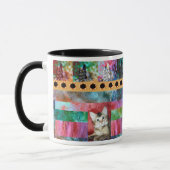Mug Surprise somalienne colorée de chat (Gauche)