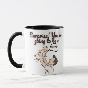 Mug Surprise Tu vas être papa Annonce de grossesse