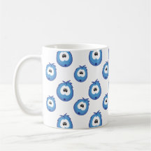 Surprised Blue Sneezie Patterned