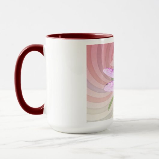 Mug Surreal 60's Theme Dragon Fly (Gauche)