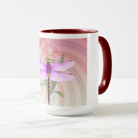 Mug Surreal 60's Theme Dragon Fly (Devant droit)