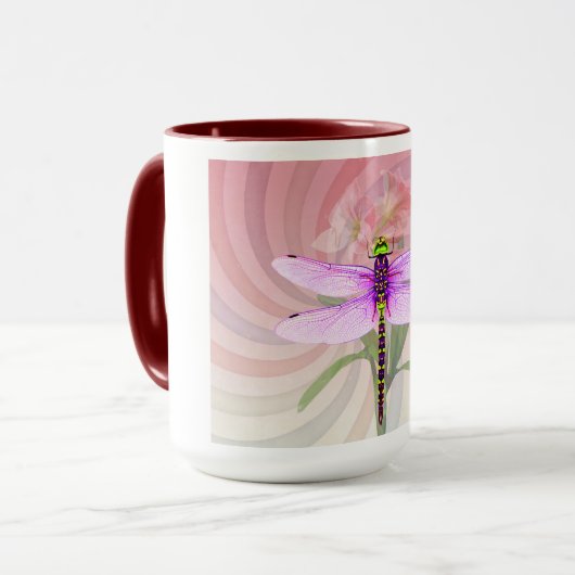 Mug Surreal 60's Theme Dragon Fly (Devant gauche)