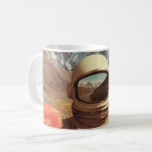 Mug Surreal Astronaut In Flower Field (Devant gauche)
