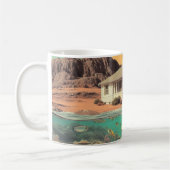 Mug Surreal Desert House with Underwater Reef (Gauche)