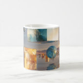 Mug Surreal Floating Cubes And Spheres (Centre)