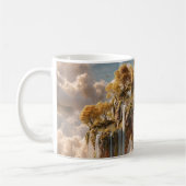 Mug Surreal Floating Islands With Golden Trees (Gauche)