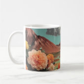 Mug Surreal Floral Mountainscape With Dramatic Clouds (Gauche)