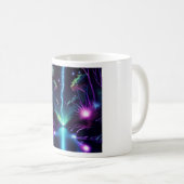 Mug Surreal Landscape Lightkes Neon Stream (Devant droit)