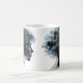Mug Surreal Mindscape: City within a Woman's Head (Centre)