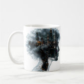 Mug Surreal Mindscape: City within a Woman's Head (Gauche)
