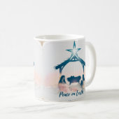Mug Surreal Nativity Peace on Earth Minimalist Classic (Devant droit)