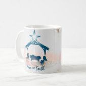 Mug Surreal Nativity Peace on Earth Minimalist Classic (Devant gauche)