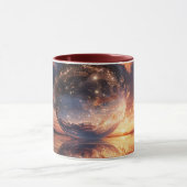Mug Surreal Reflective Sphere Containing Stars (Centre)