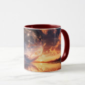 Mug Surreal Reflective Sphere Containing Stars (Devant droit)