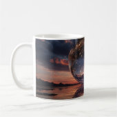 Mug Surreal Reflective Sphere Containing Stars (Gauche)