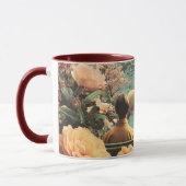 Mug Surreal Safari Scene With Elephants Zebras (Gauche)
