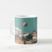 Mug Surreal UFO Over Rustic House (Devant gauche)