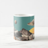 Mug Surreal UFO Over Rustic House (Centre)