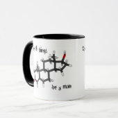 Mug Surtout les choses, soient un homme. Molécule de (Devant gauche)