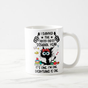 Mug Survécu 2022-2023 Année Scolaire Bonne Dernière Jo