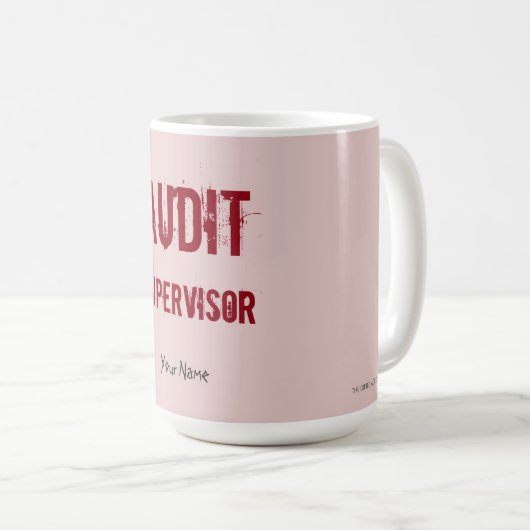 MUG "SURVEILLANT DE VÉRIFICATION" (Devant droit)