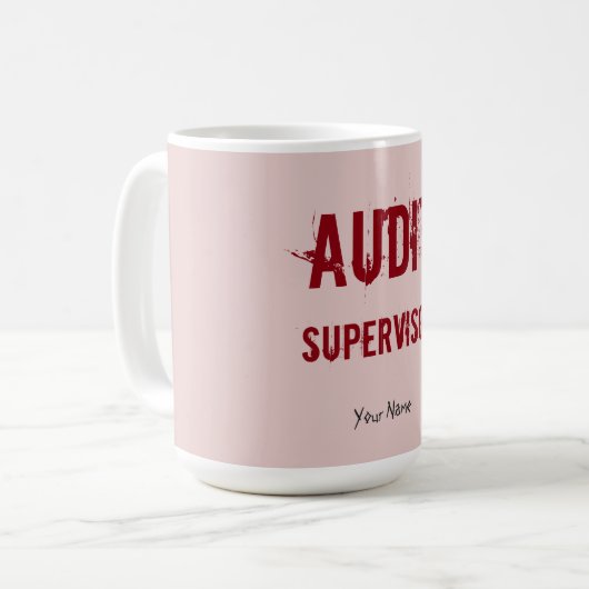 MUG "SURVEILLANT DE VÉRIFICATION" (Devant gauche)